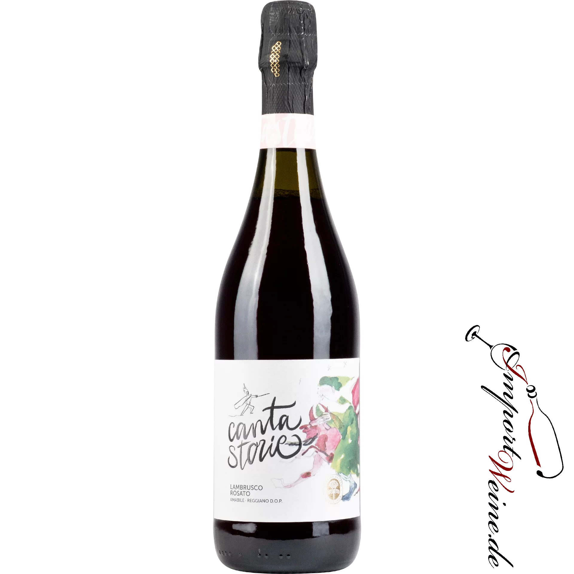Lambrusco Cantastorie Rosato Amabile DOP frizzante 